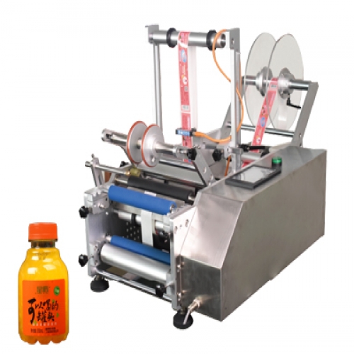 半自動果汁瓶貼標機
